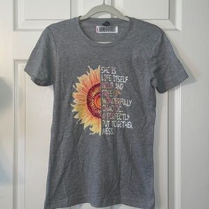Grey Next Level Boyfriend Tee